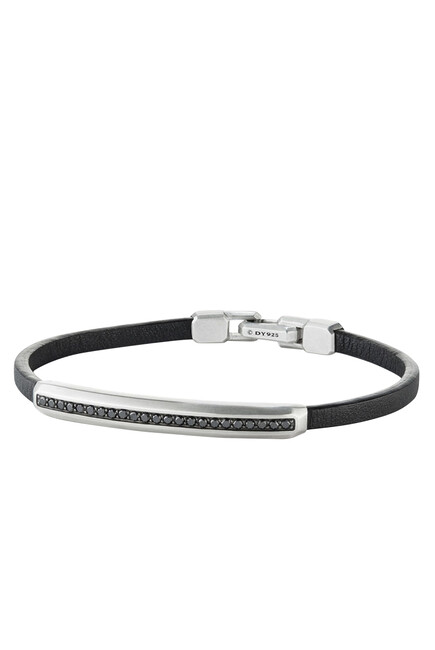 Pave Leather Bracelet